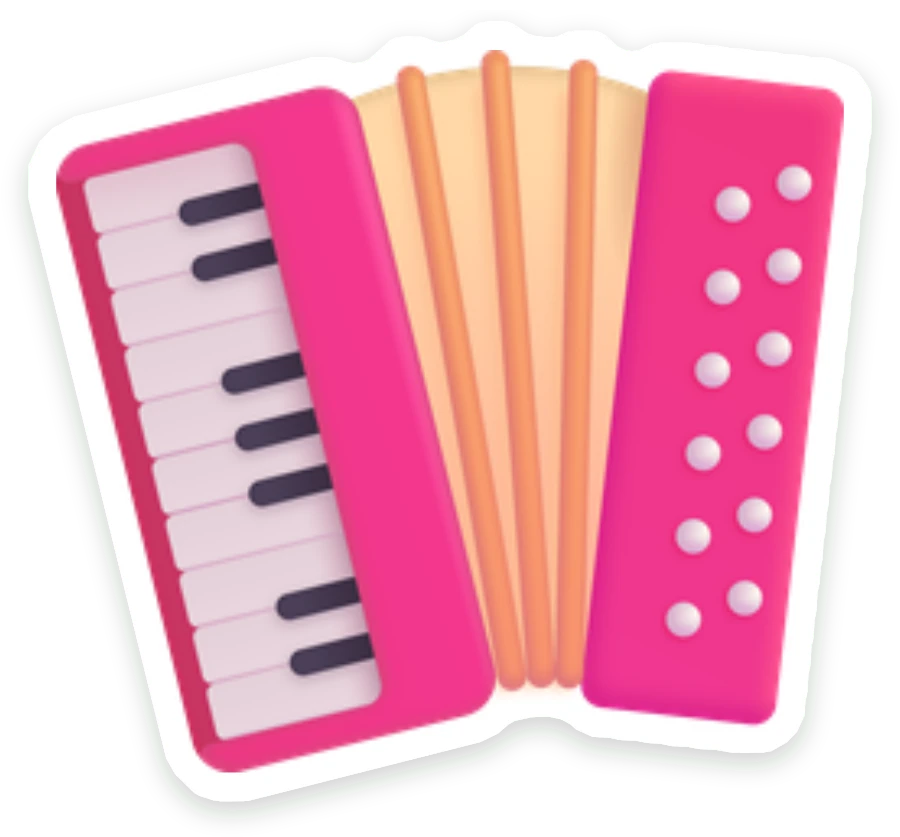 Sticker Accordeon