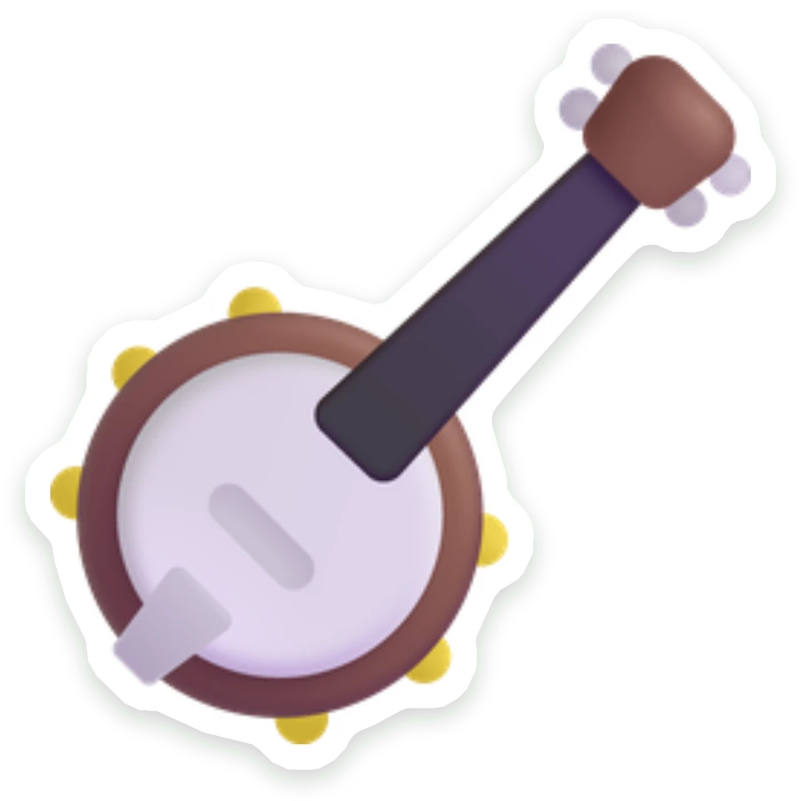 Sticker Banjo