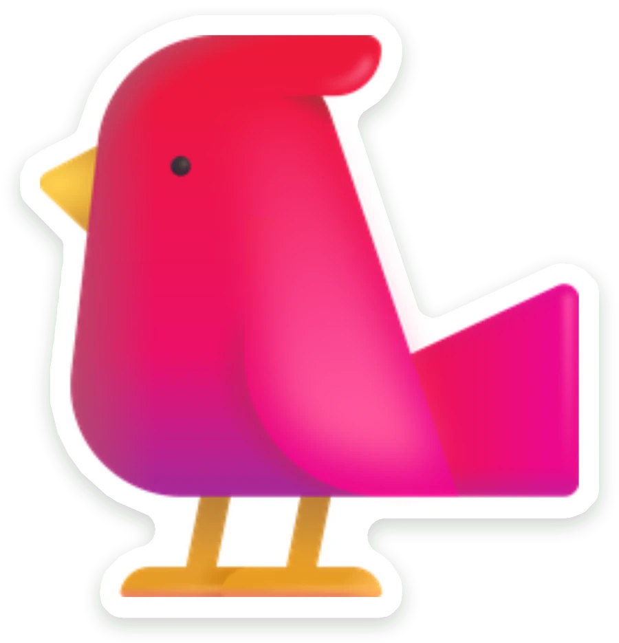 Sticker Vogeltje