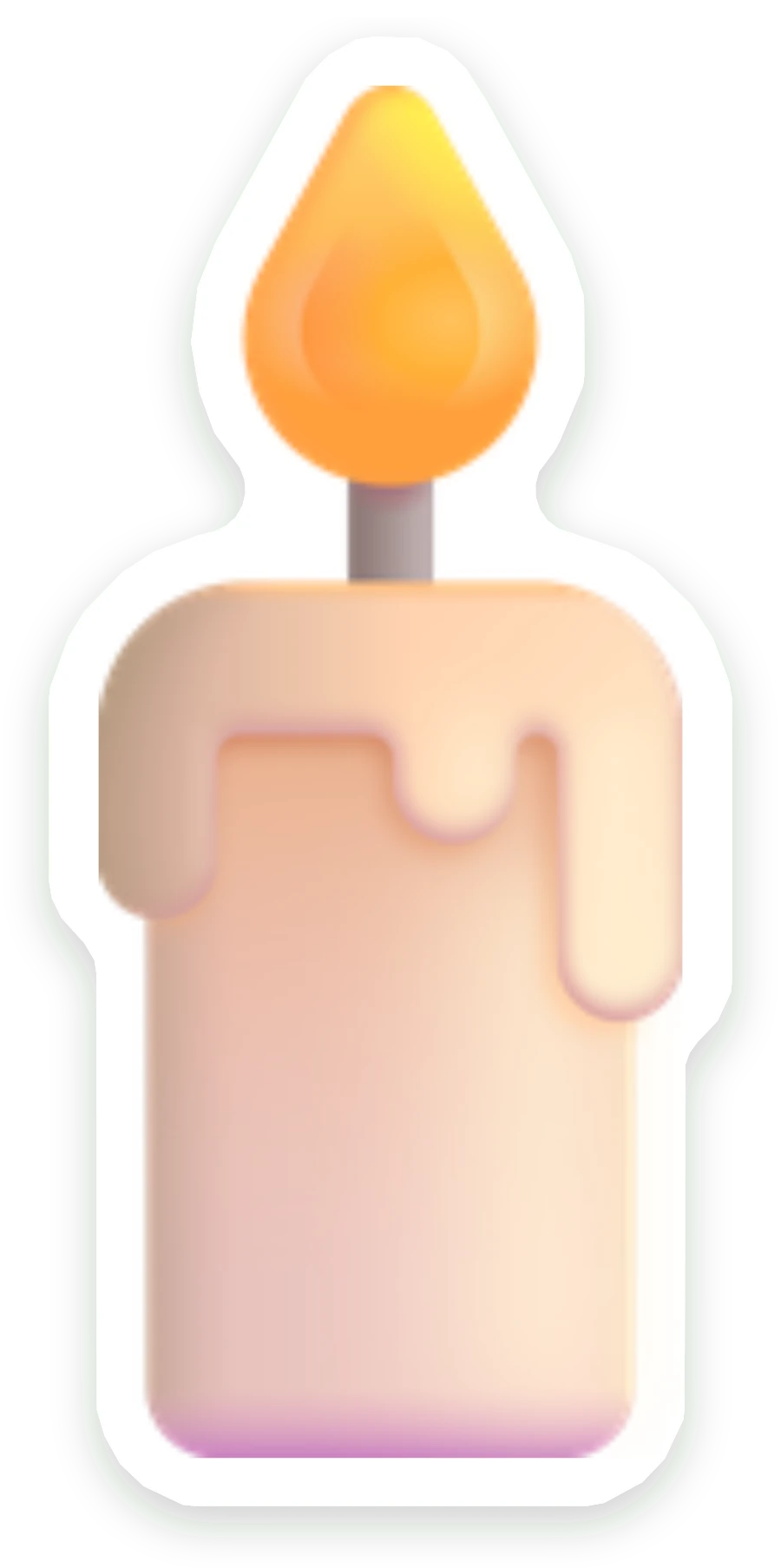 Sticker Kaars