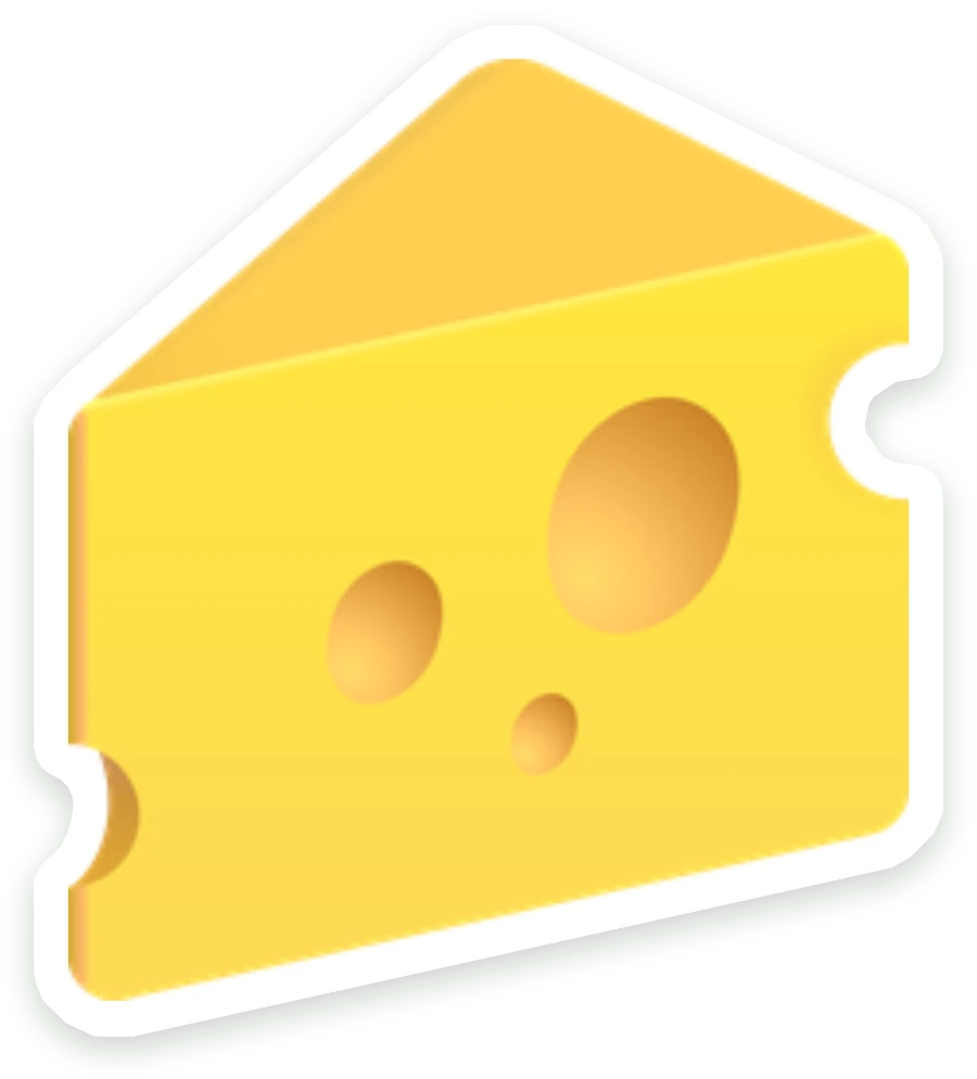 Sticker Kaas