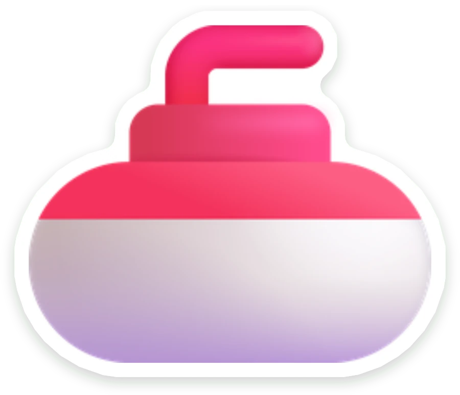 Sticker Curlingsteen