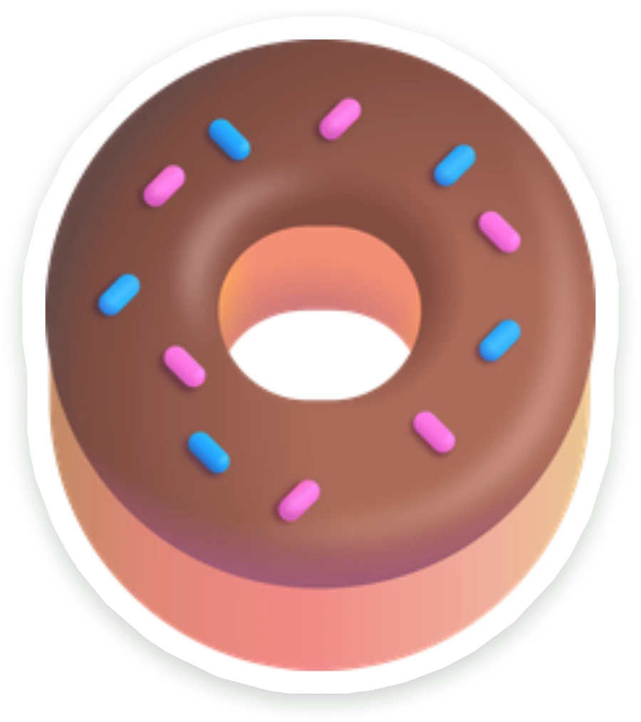 Sticker Donut