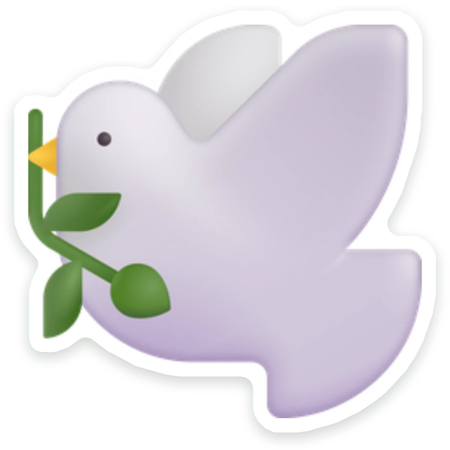 Sticker Duif