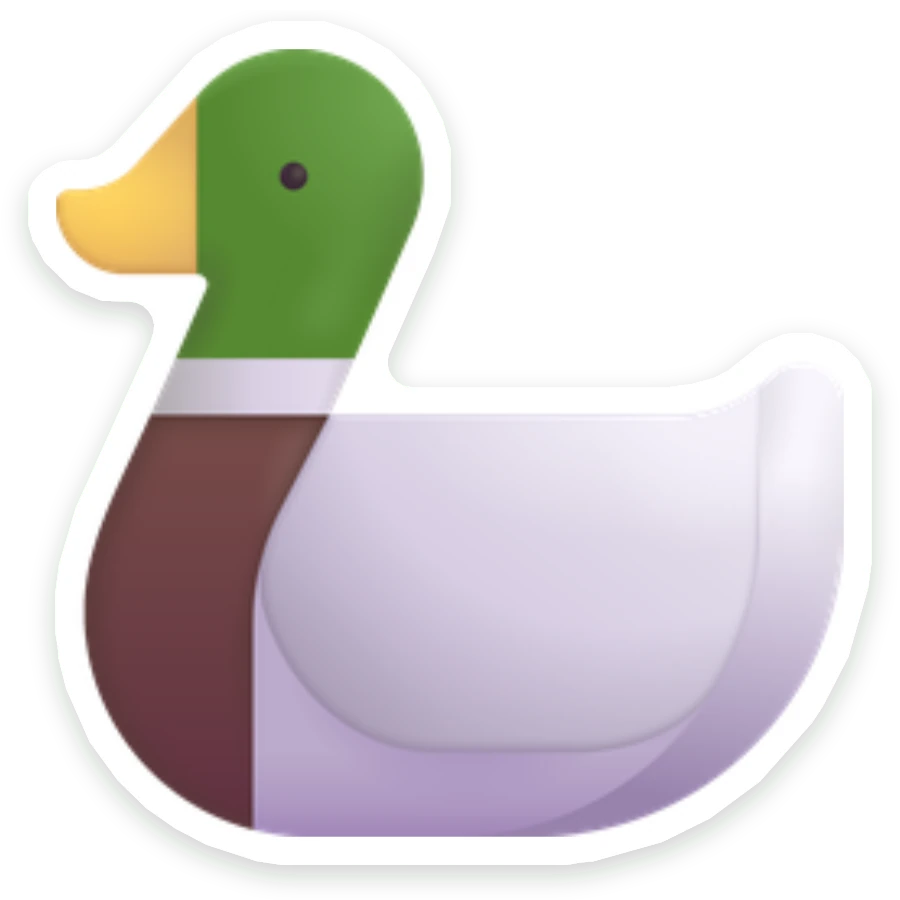 Sticker Eend