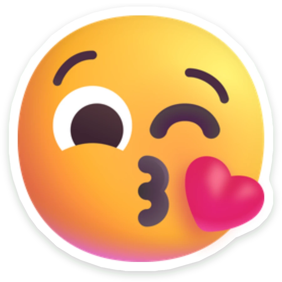 Sticker Handkusje