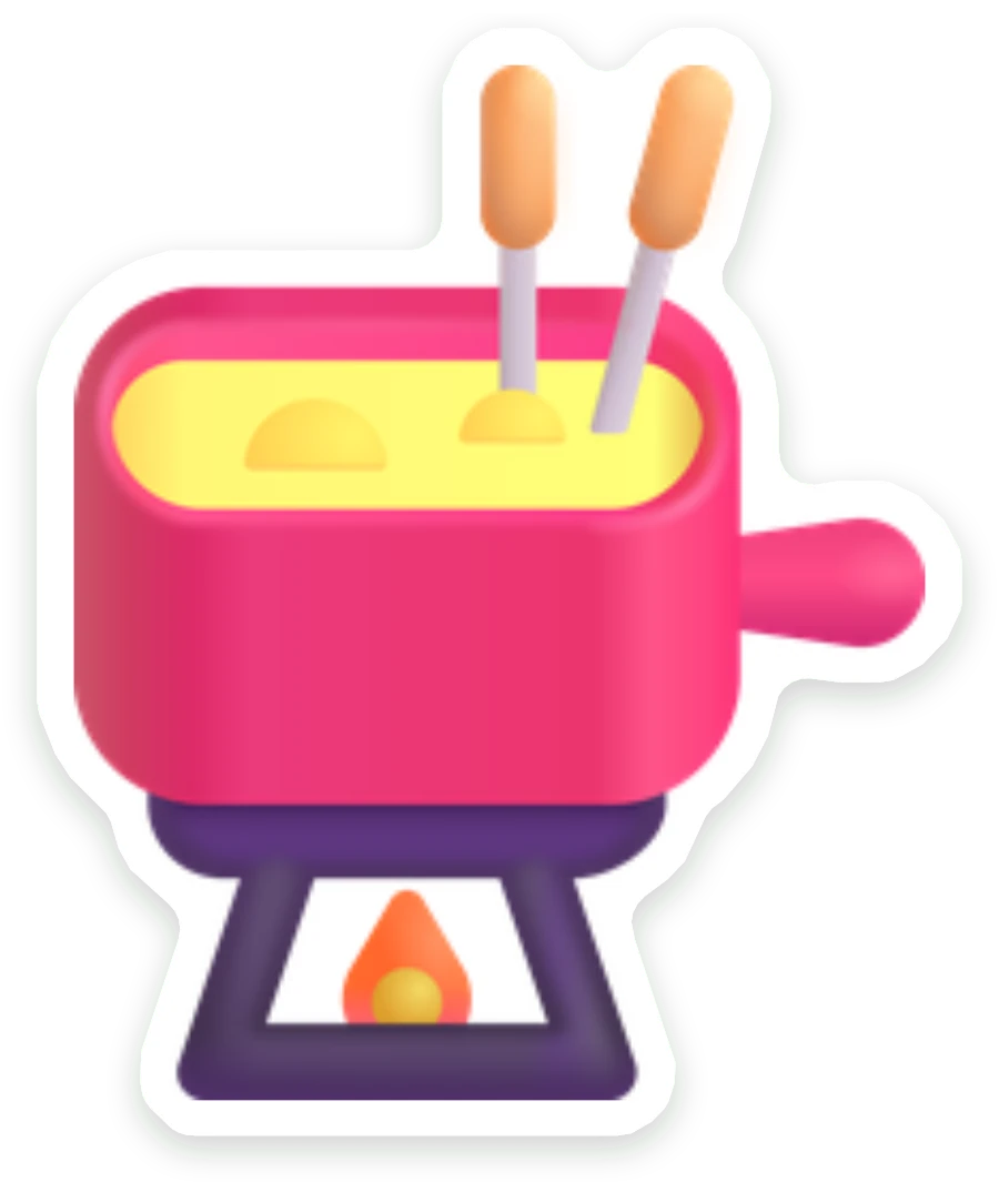 Sticker Fondue