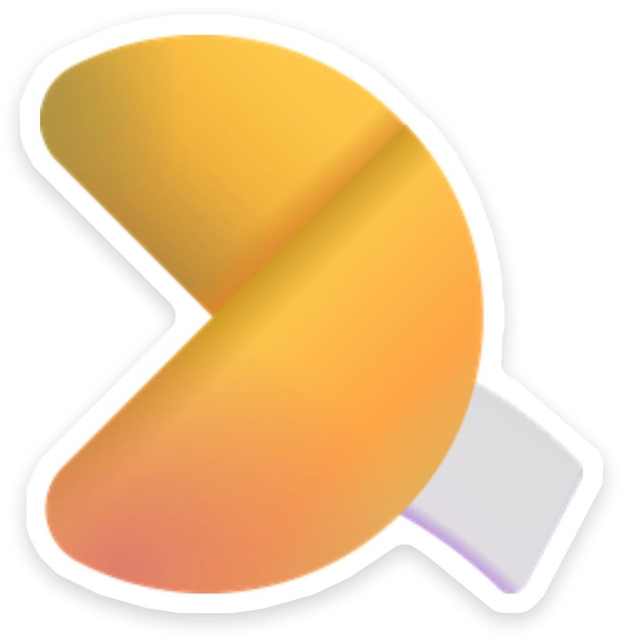 Sticker Gelukskoekje