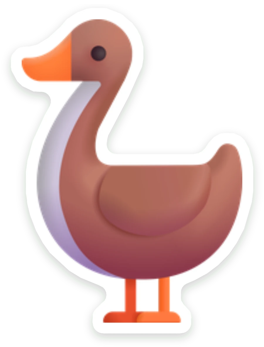 Sticker Gans