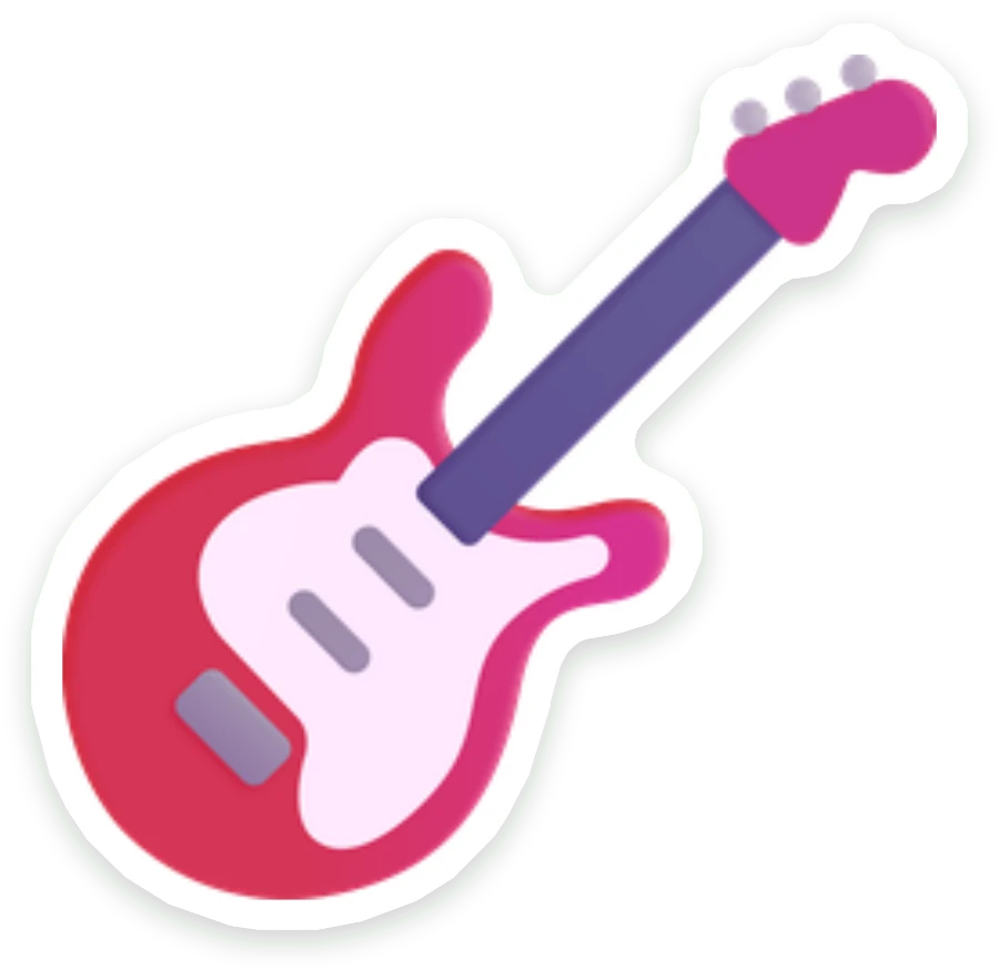Sticker Gitaar