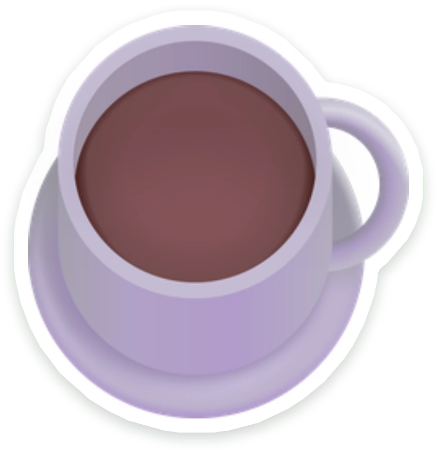Sticker Warme chocomel