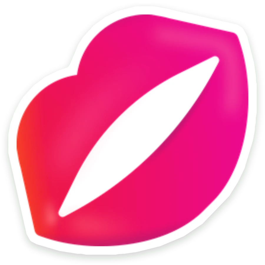Sticker Kusje