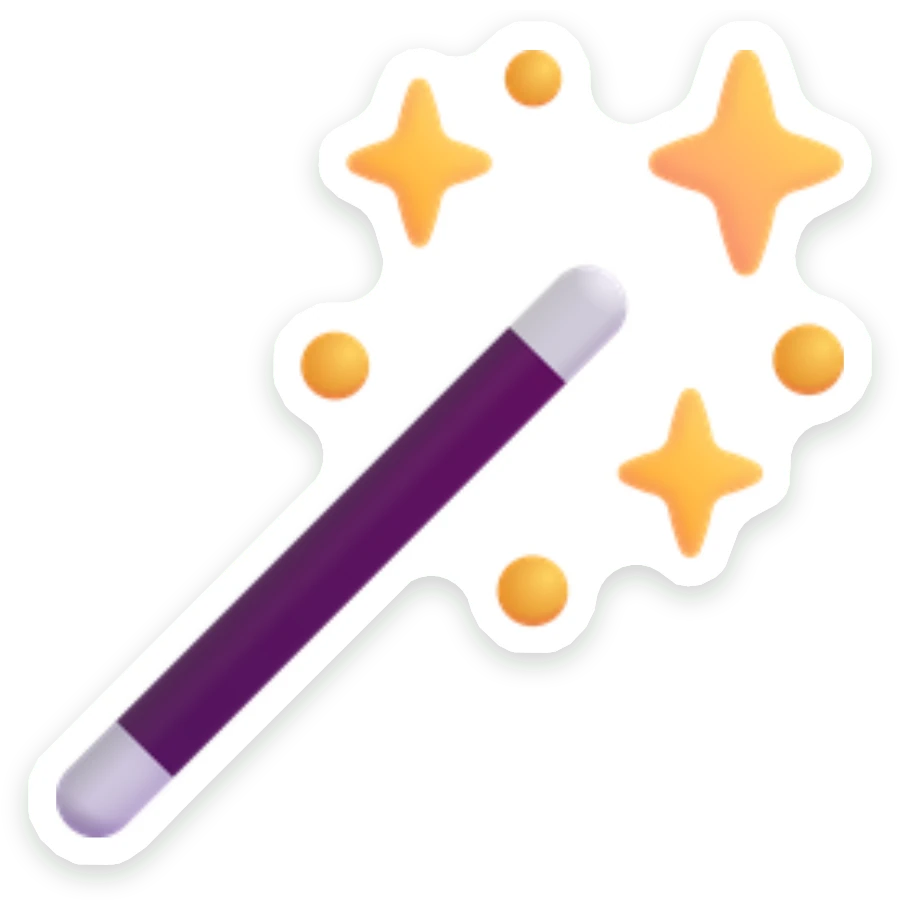 Sticker Toverstaf