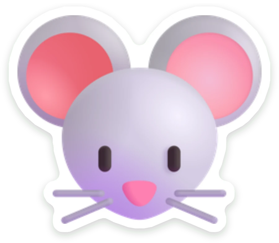 Sticker Muis