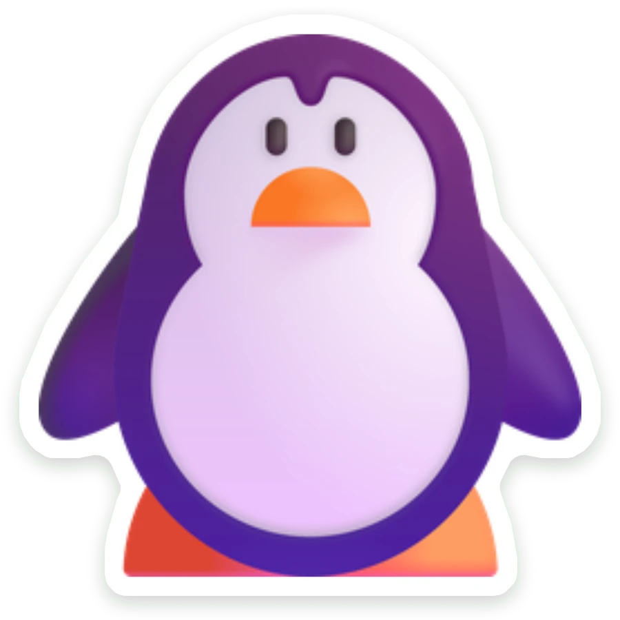 Sticker Pinguin