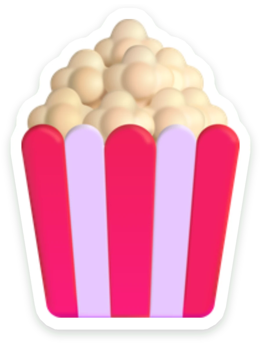 Sticker Popcorn