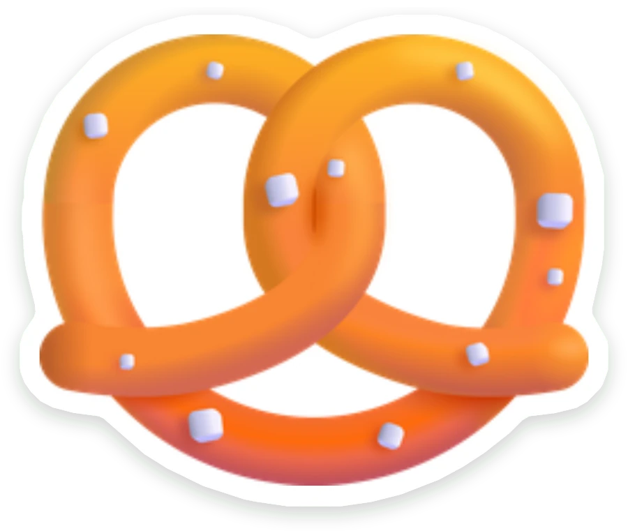 Sticker Pretzel
