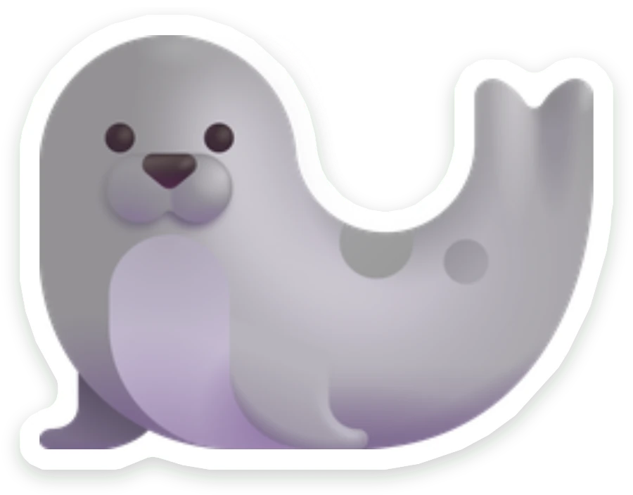Sticker Zeehond