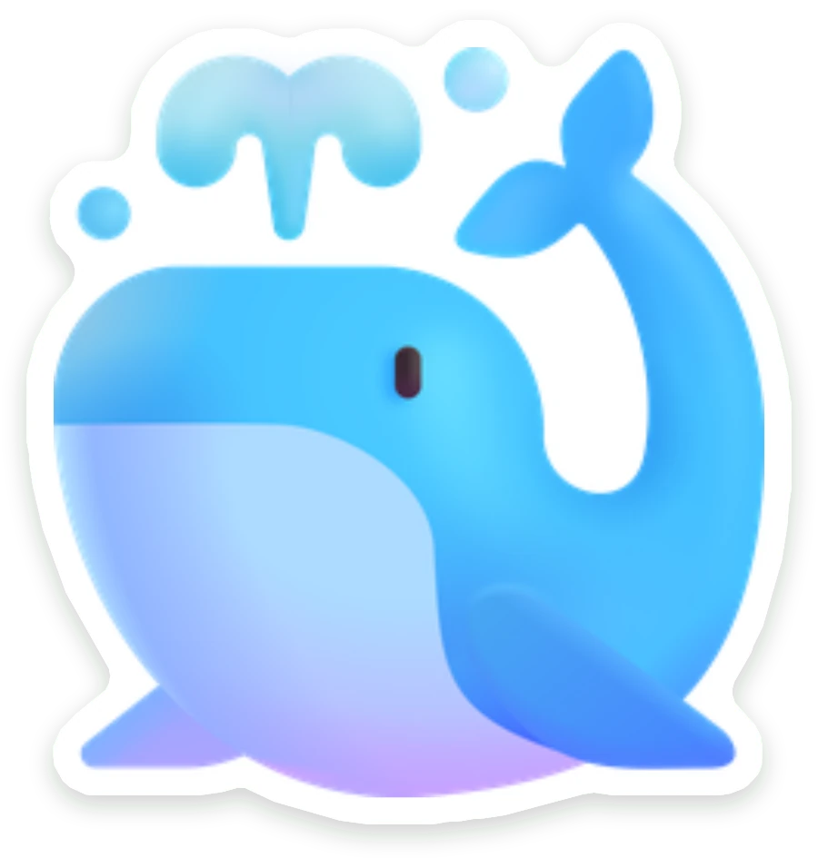 Sticker Walvis