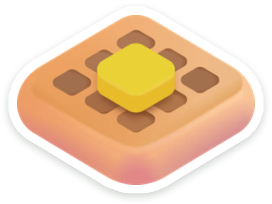 Sticker Wafel