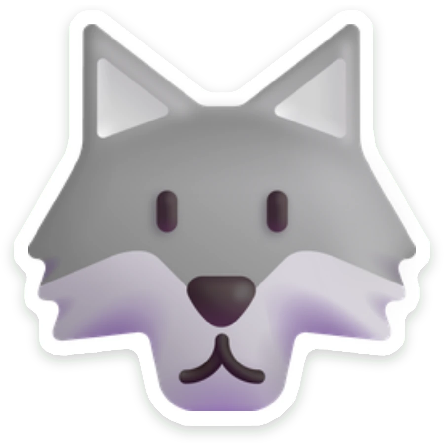 Sticker Wolf