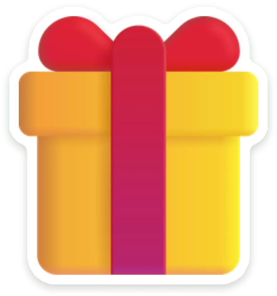 Sticker Cadeautje