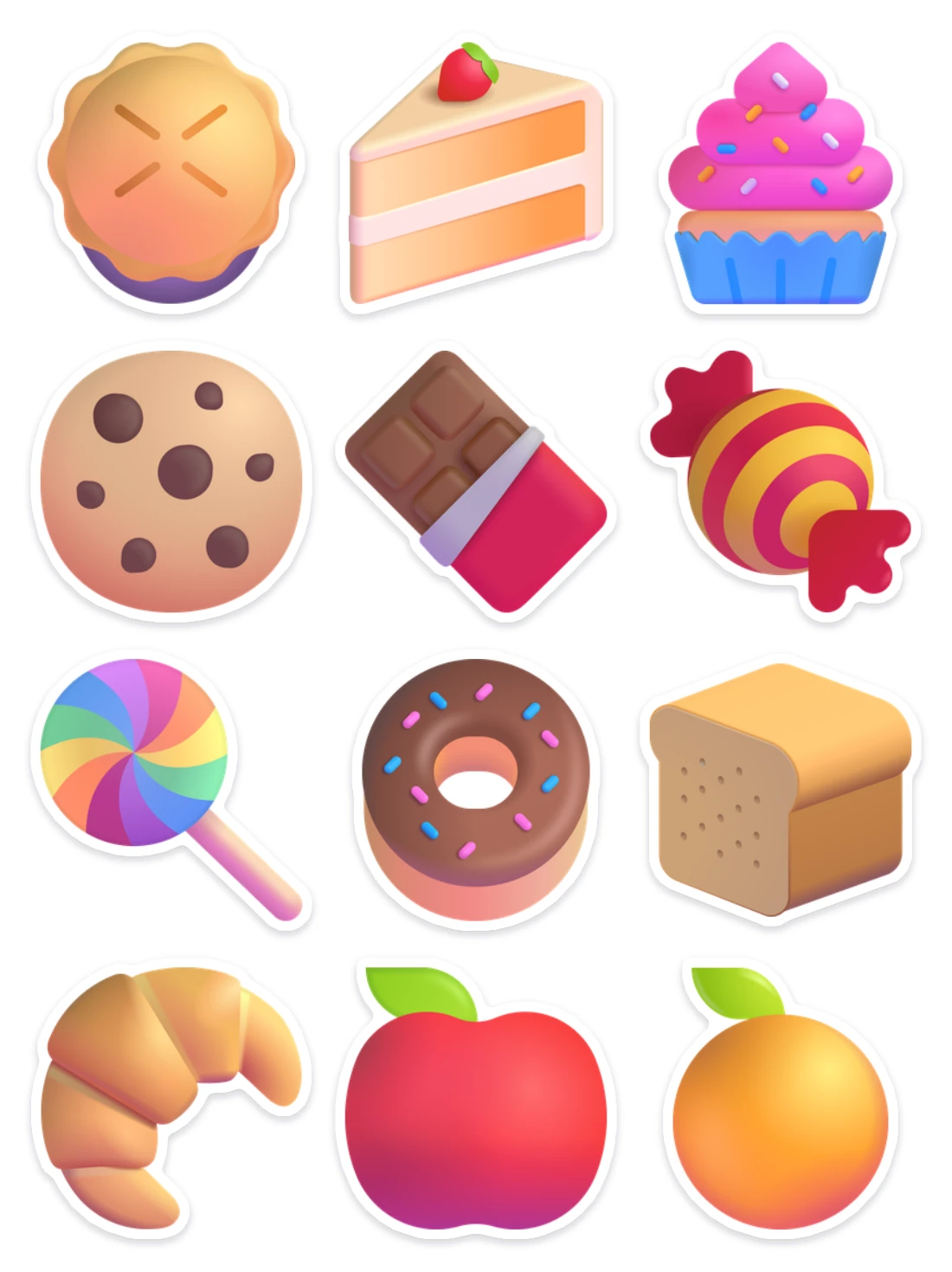Kerstvel Kerstlekkers met 12 stickers