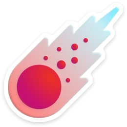 Sticker Komeet