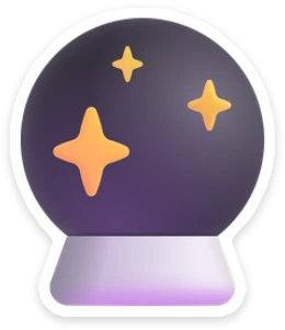 Sticker Glazen bol