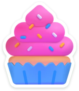 Sticker Cupcake