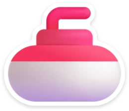 Sticker Curlingsteen