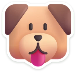 Sticker Hond