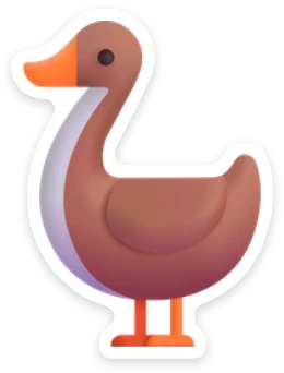 Sticker Gans