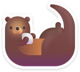 Sticker Otter