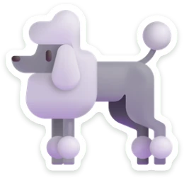 Sticker Poedel