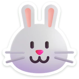 Sticker Konijn