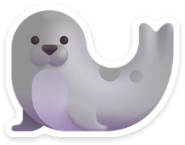 Sticker Zeehond