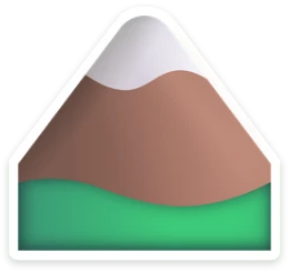 Besneeuwde berg